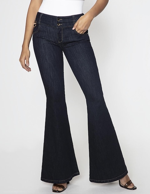 Jeans campana Akora Sunset Boulevard para mujer