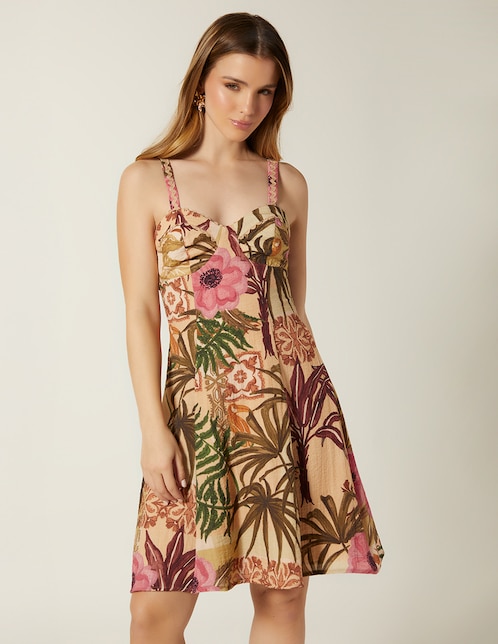 Vestido corto casual Hawai Paradise para mujer