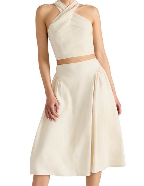 Falda midi Steve Madden a la cintura alta