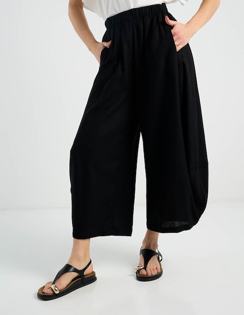 Pantalón coulotte amplio para mujer 1