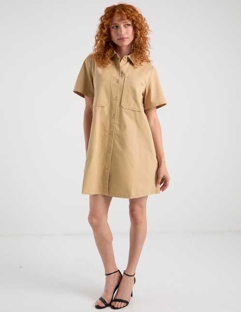 Vestido corto casual Hugo Blue para mujer