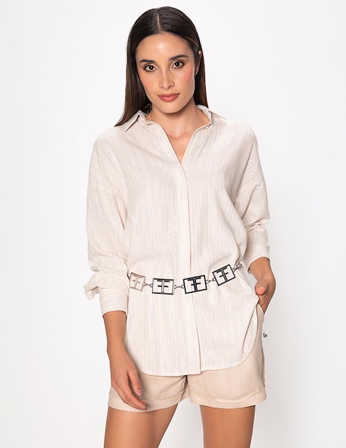 Blusa Sartorial de Verano manga 3/4 para mujer 1