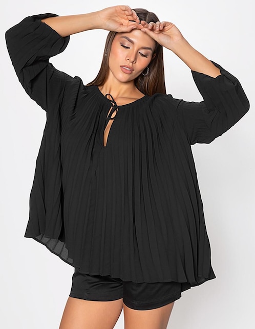 Blusa Studio F manga 3/4 para mujer