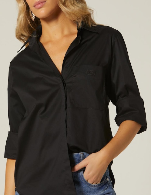 Blusa manga larga para mujer