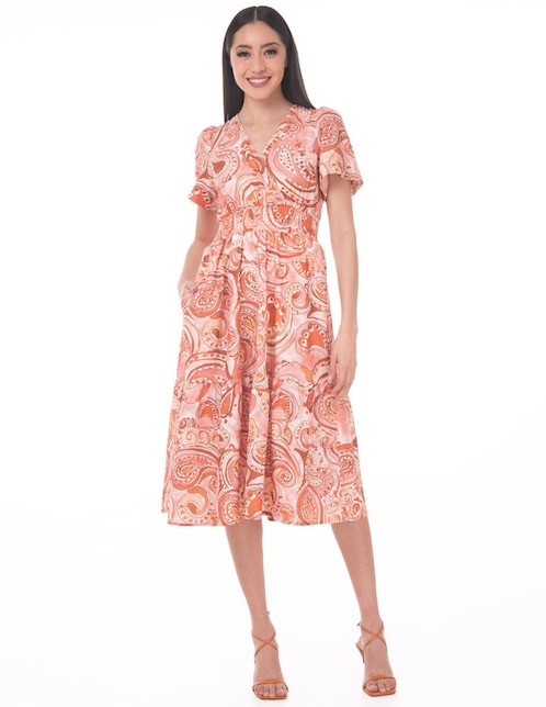 Vestido midi casual para mujer 1