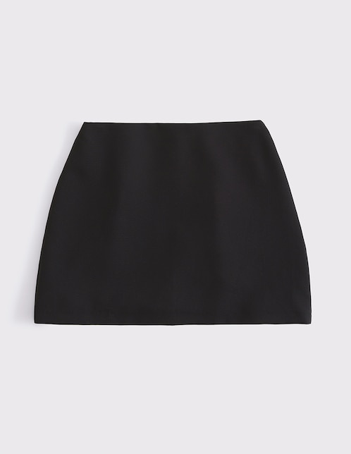 Falda mini a la cintura alta 1