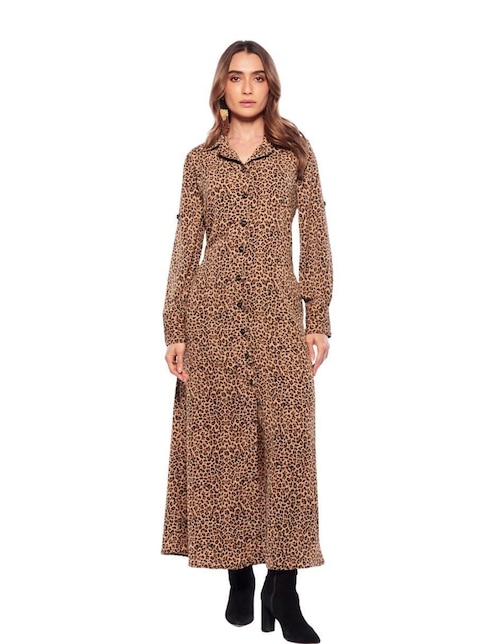 Vestido maxi casual Beatriz Meade para mujer
