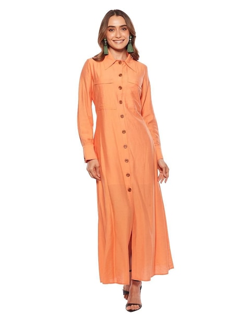 Vestido maxi casual Beatriz Meade para mujer