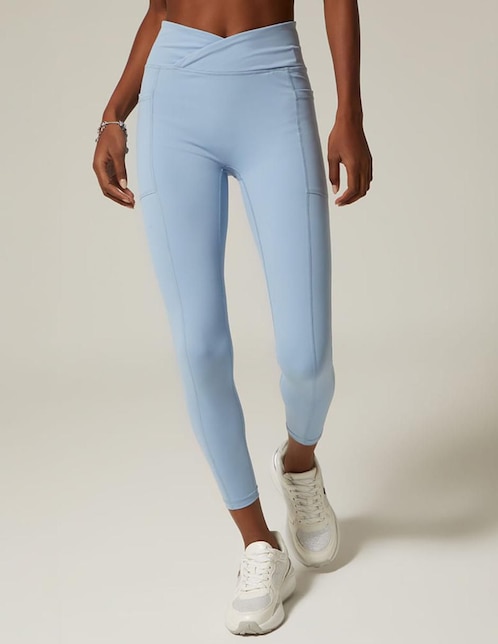 Legging Línea Deportiva a la cintura con elástico para mujer Legging Línea Deportiva a la cintura con elástico para mujer