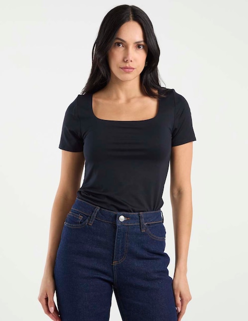 Blusa manga corta para mujer 1