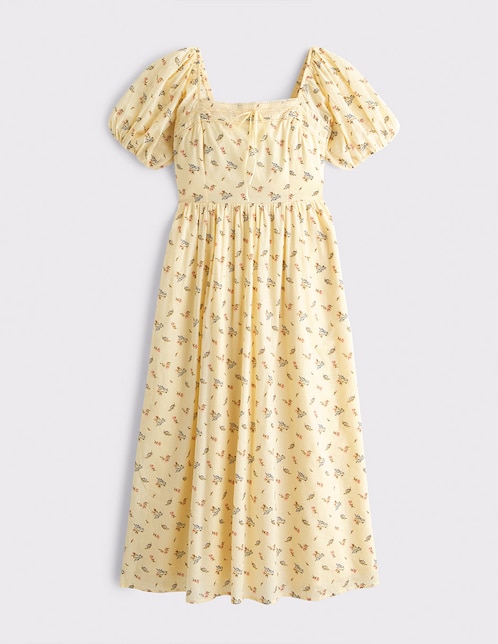 Vestido midi casual Abercrombie & Fitch para mujer