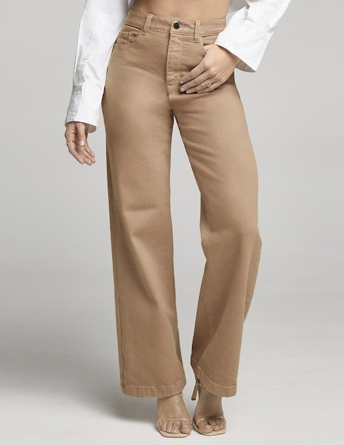 Jeans relaxed wide leg cintura alta Seven Jeans para mujer