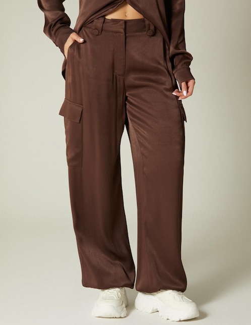 Pantalón jogger Studio F palazzo para mujer