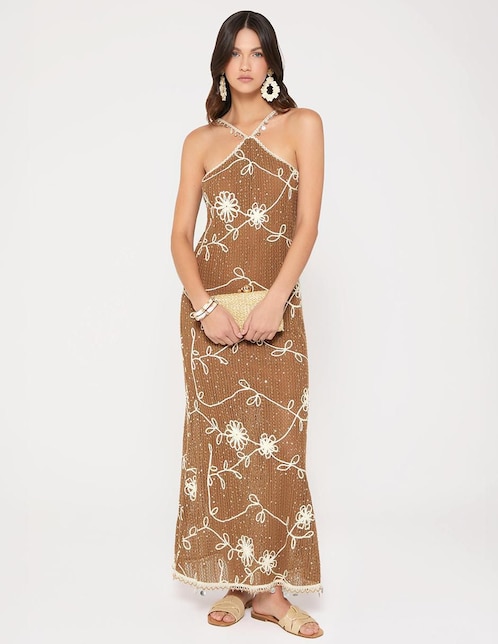 Vestido largo casual Bali Resort para mujer