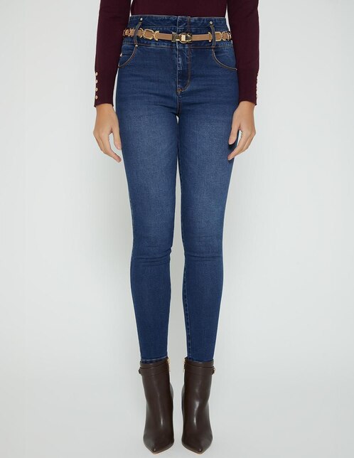 Jeans ultra slim cintura Estocolmo para mujer Jeans ultra slim cintura Estocolmo para mujer