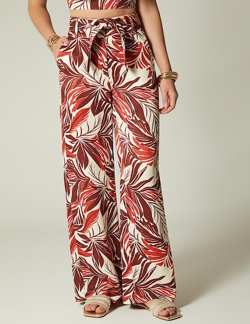 Pantalón relaxed Studio F palazzo para mujer