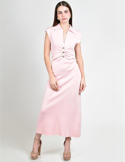 Vestido crop casual Roman Fashion para mujer