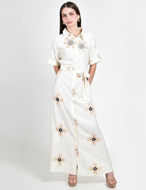Vestido largo casual para mujer 1