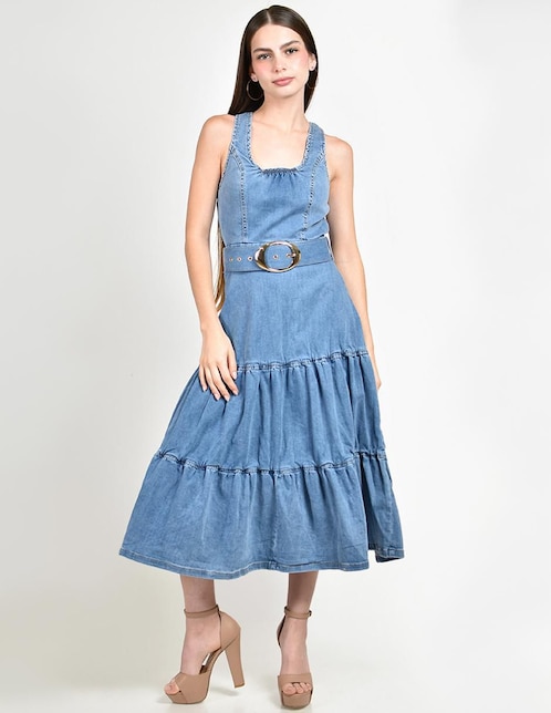Vestido midi casual para mujer 1