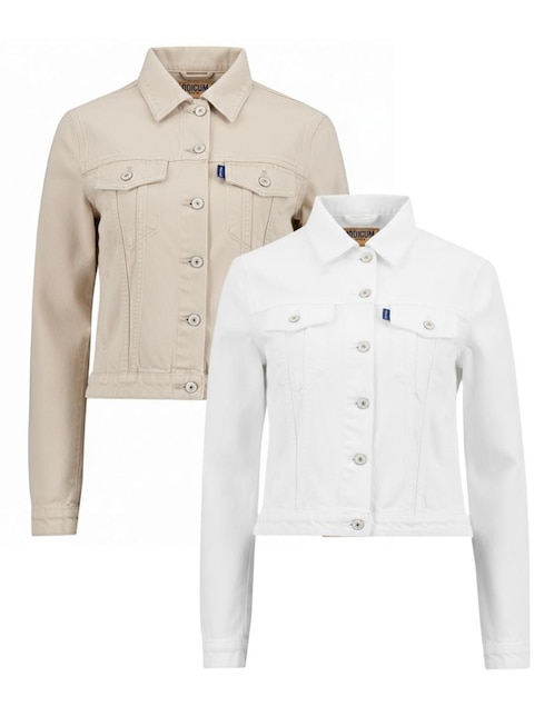 Set chamarra denim Indicum Denim de mezclilla para mujer
