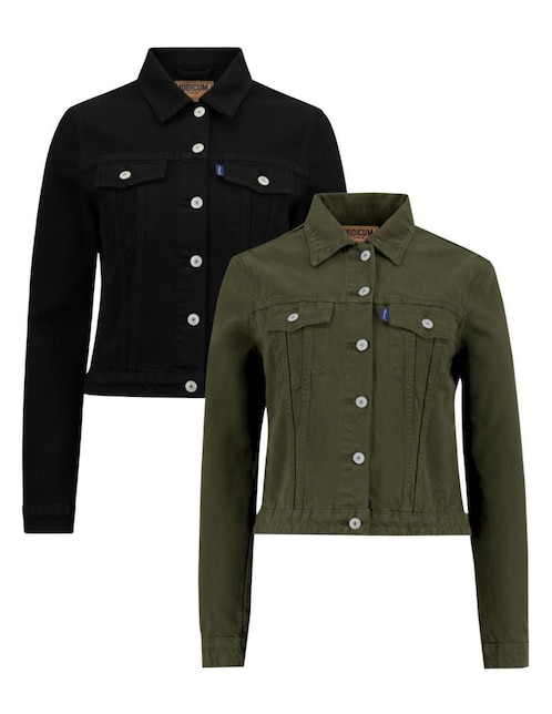 Set chamarra denim Indicum Denim de mezclilla para mujer