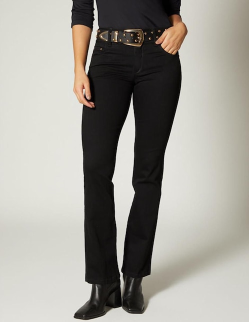 Jeans bota cintura Studio F Miner para mujer