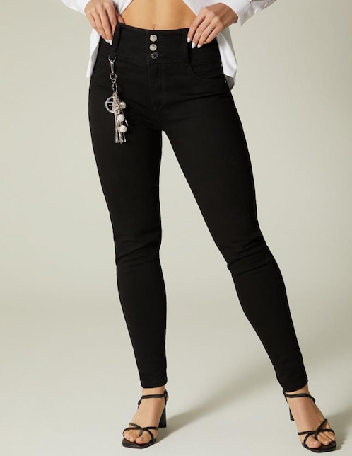Jeans ultra slim cintura alta Studio F Miner para mujer