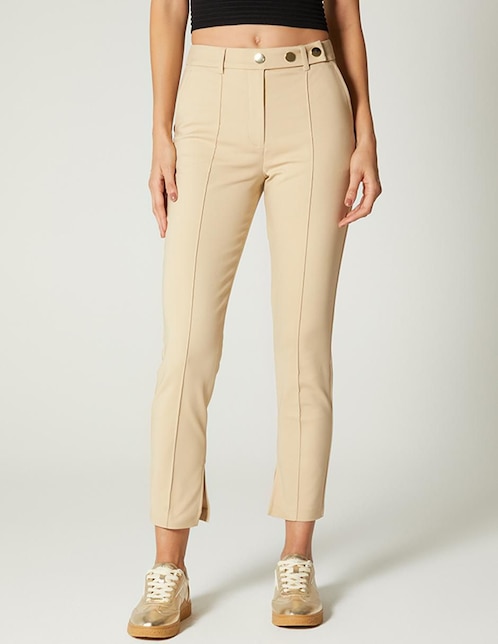 Pantalón chino Studio F slim para mujer
