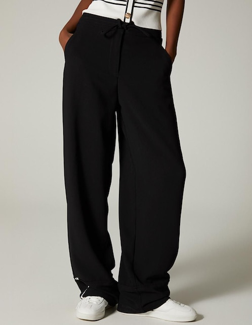 Pantalón relaxed Studio F palazzo para mujer