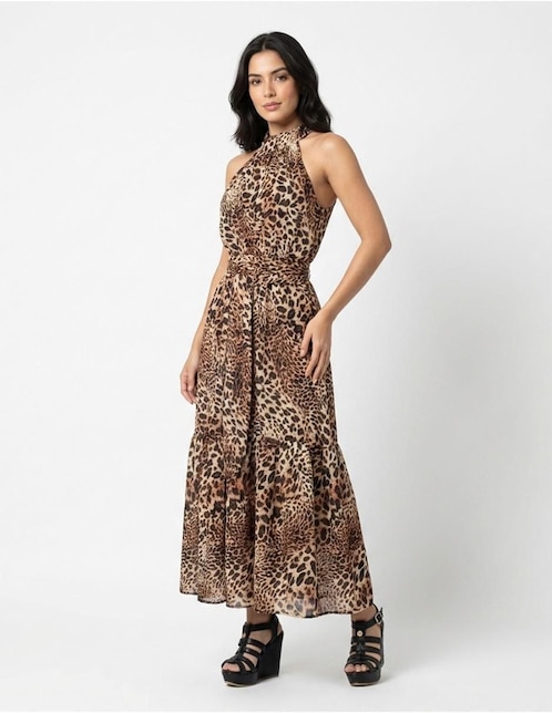 Vestido largo casual Angelozano para mujer