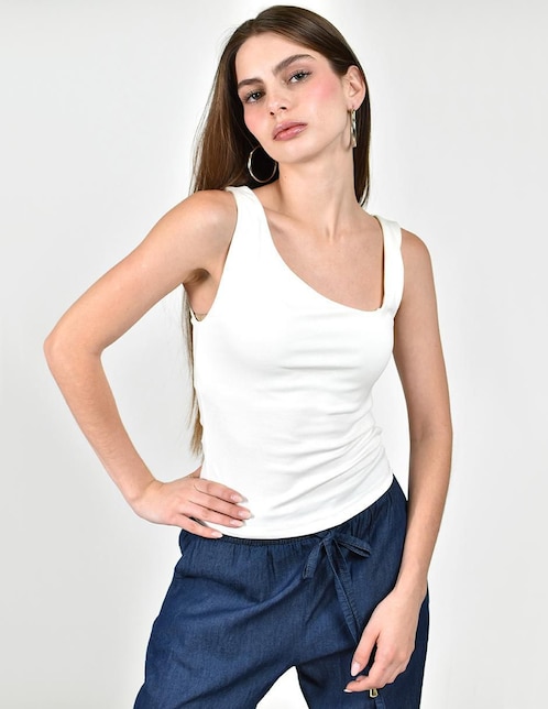 Blusa sin manga para mujer 1