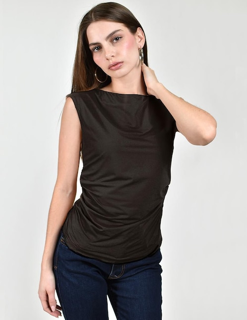 Blusa sin manga para mujer 1