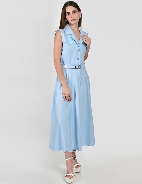 Vestido midi casual Roman Fashion para mujer