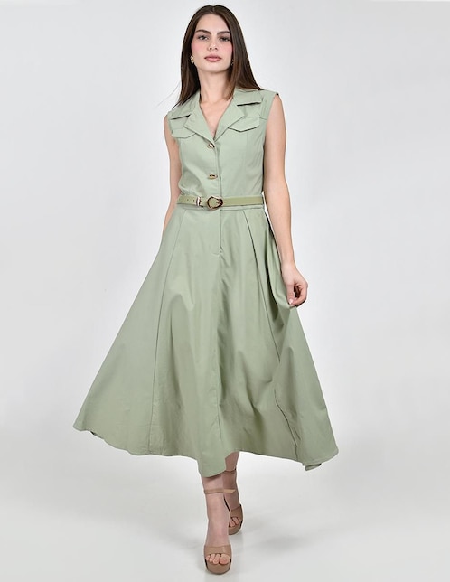 Vestido midi casual para mujer 1