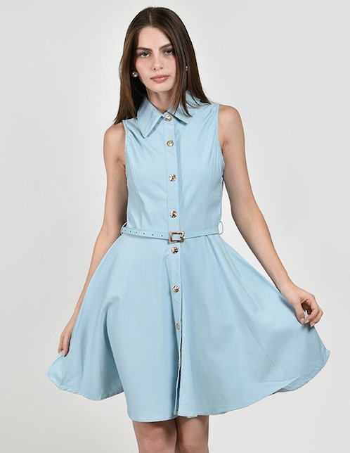 Vestido corto casual para mujer 1