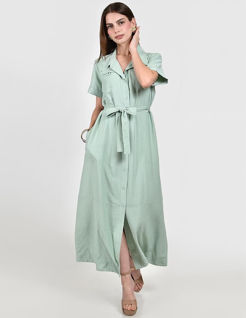 Vestido largo casual para mujer 1