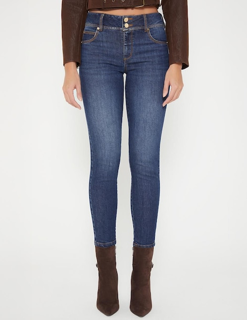 Jeans skinny cintura Studio F Bangkok para mujer