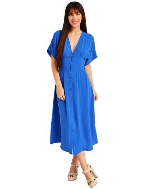 Vestido midi casual Roman Fashion para mujer