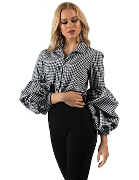 Blusa Beatriz Meade manga larga para mujer