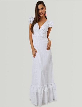 Vestido maxi casual Beatriz Meade para mujer