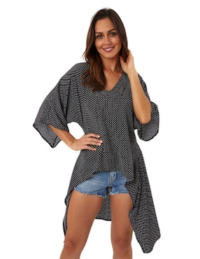 Blusa Beatriz Meade manga 3/4 para mujer