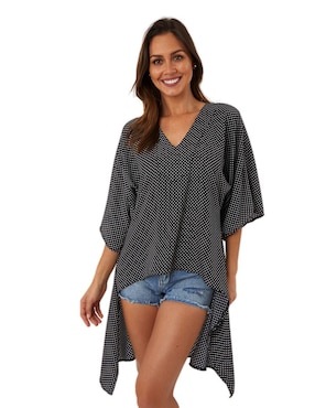 Blusa Beatriz Meade manga 3/4 para mujer