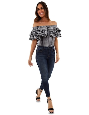 Blusa Beatriz Meade manga corta para mujer