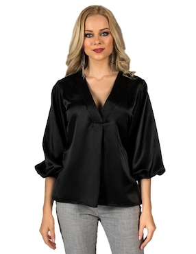 Blusa Beatriz Meade manga larga para mujer