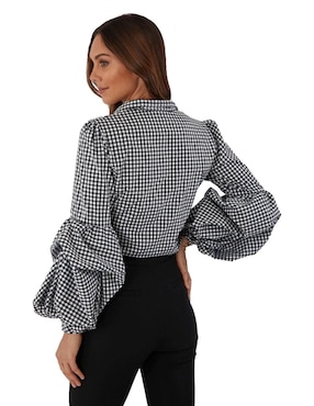 Blusa Beatriz Meade manga larga para mujer