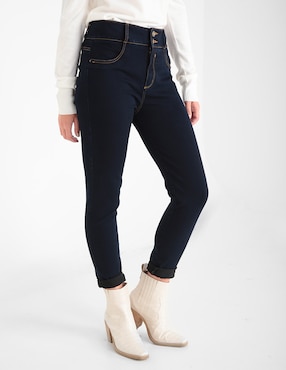 Jeans Skinny Studio F Corte Cintura Para Mujer