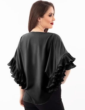 Blusa Beatriz Meade manga 3/4 para mujer