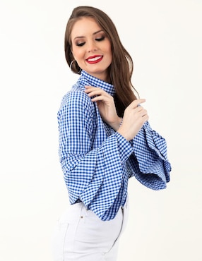 Blusa Beatriz Meade manga larga para mujer
