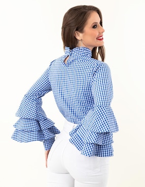 Blusa Beatriz Meade manga larga para mujer