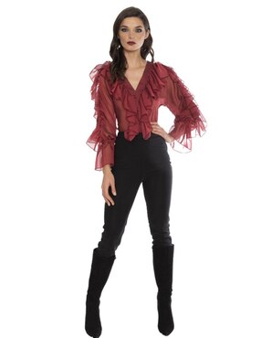 Blusa Beatriz Meade manga larga para mujer